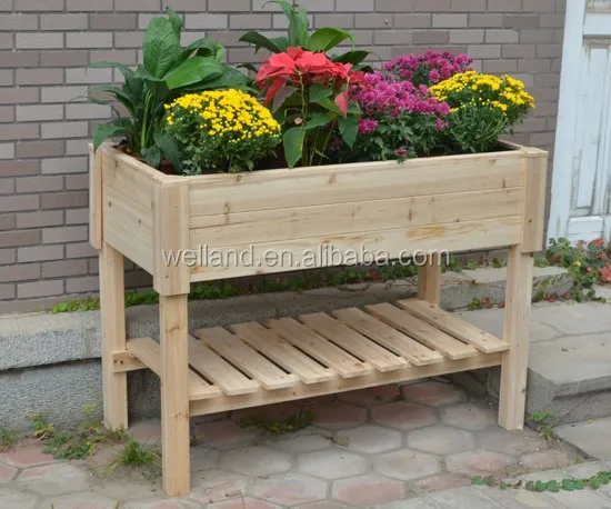 unfinished raised garden beds