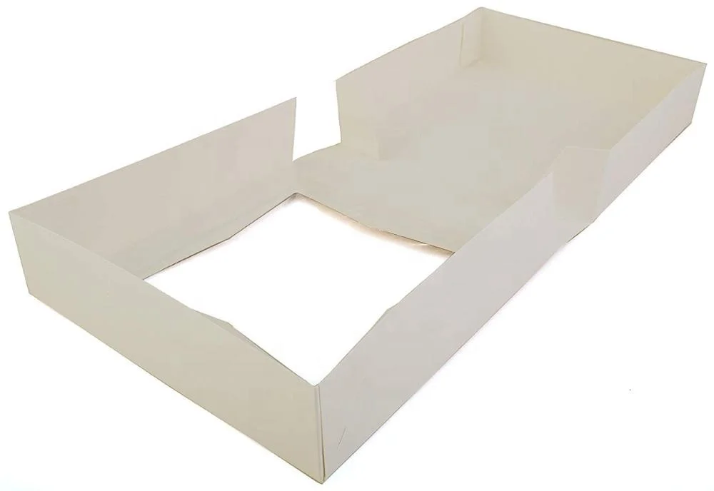 5 "白色纸板自动弹出真的很容易组装盒子与窗口糕点饼干 - buy white