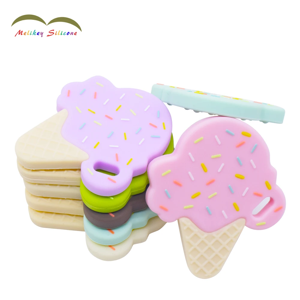 Teether Silicone Ice Cream Teether Baby Teething Toy Odm/oem Silicone Teether Wholesale