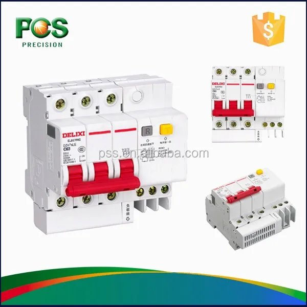 Delixi Rcbo 3 Phase Disconnect Safety Switch Buy Disconnect Safety