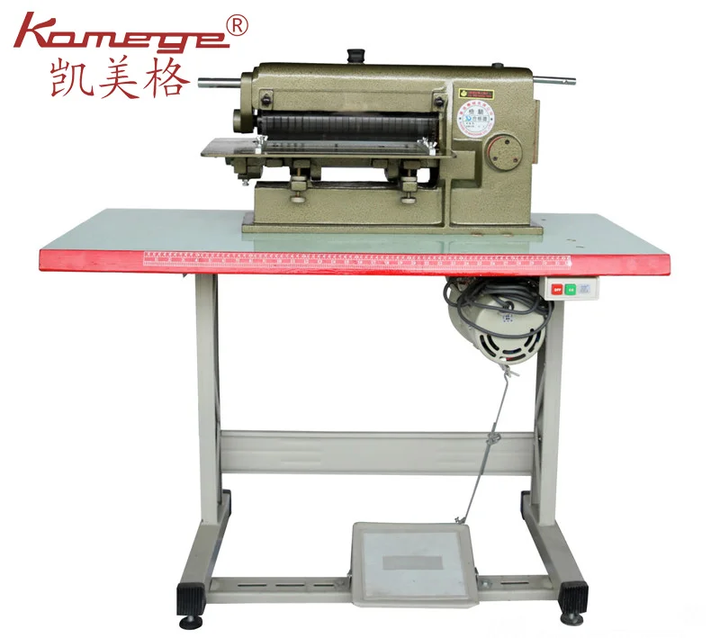 Kamege Xd-107 14&quot; Leather Strap Cutting Machine For Bag Belt - Buy Leather Strip Cutting Machine ...