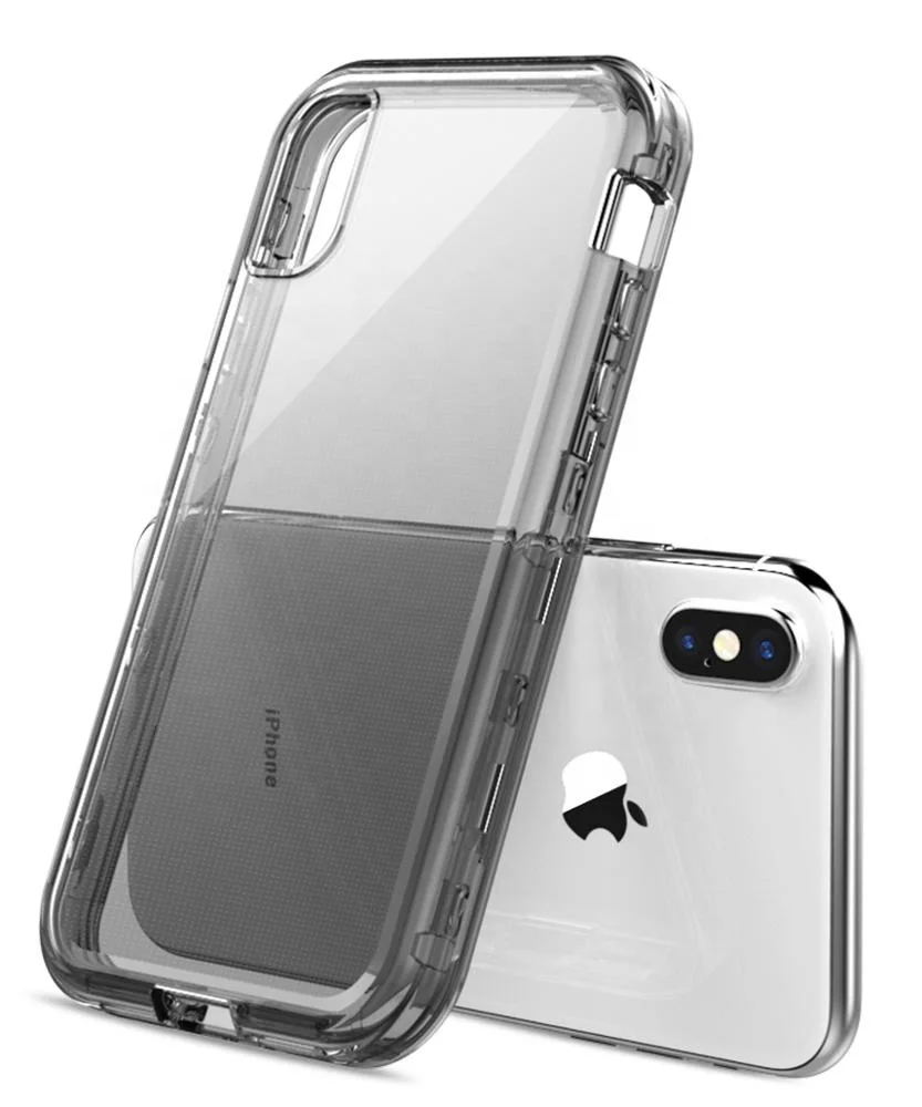 

Tianli 3 Layer Protection Shockproof Transparent Clear TPU phone Case for IPHONE XS MAX