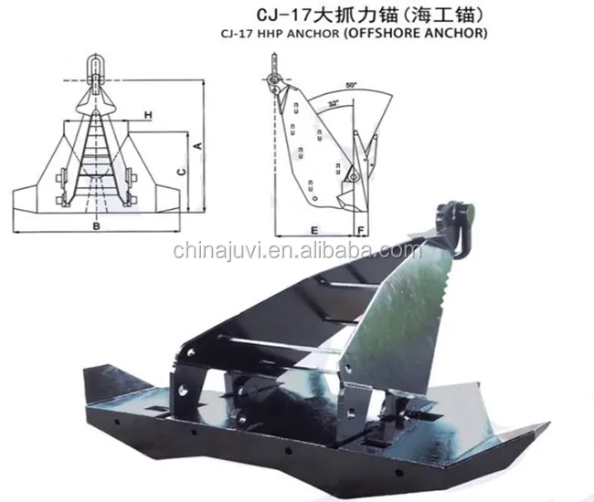 marine ship vessel for Stevin MK5 anchor