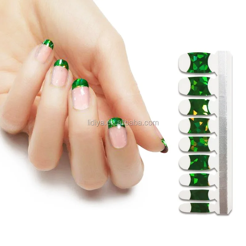 metalic nail sticker