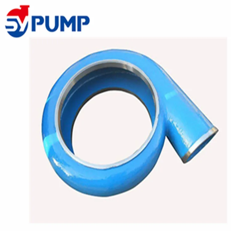 
Mine dewatering slurry acid pump parts volute liner of A49 material 