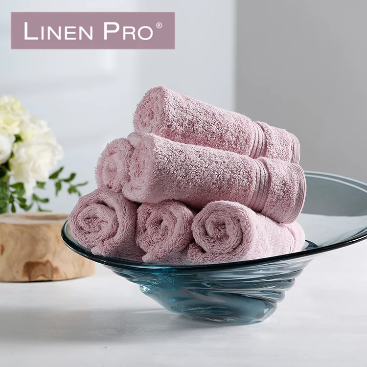 

50% Discount Hotel balfour pink hand towelshotel game bath towel set luxury hotel linen india
