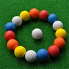 Custom PU foam 42.7mm golf balls for practice can print your logo