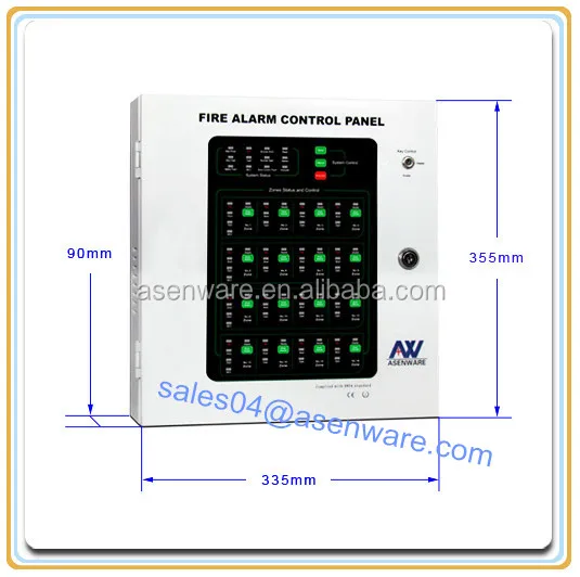 Asenware Brand Conventional Fire Alarm Control Panel