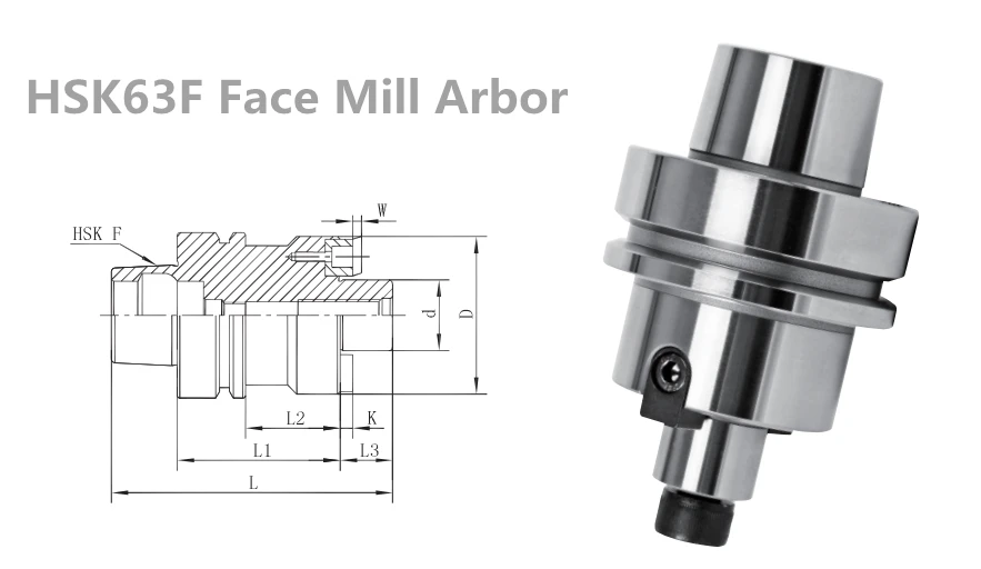 Hsk Tooling Hsk63f Fmb Tool Holder Face Mill Arbors Collet Chuck Din69893 Buy Hsk63f Tool