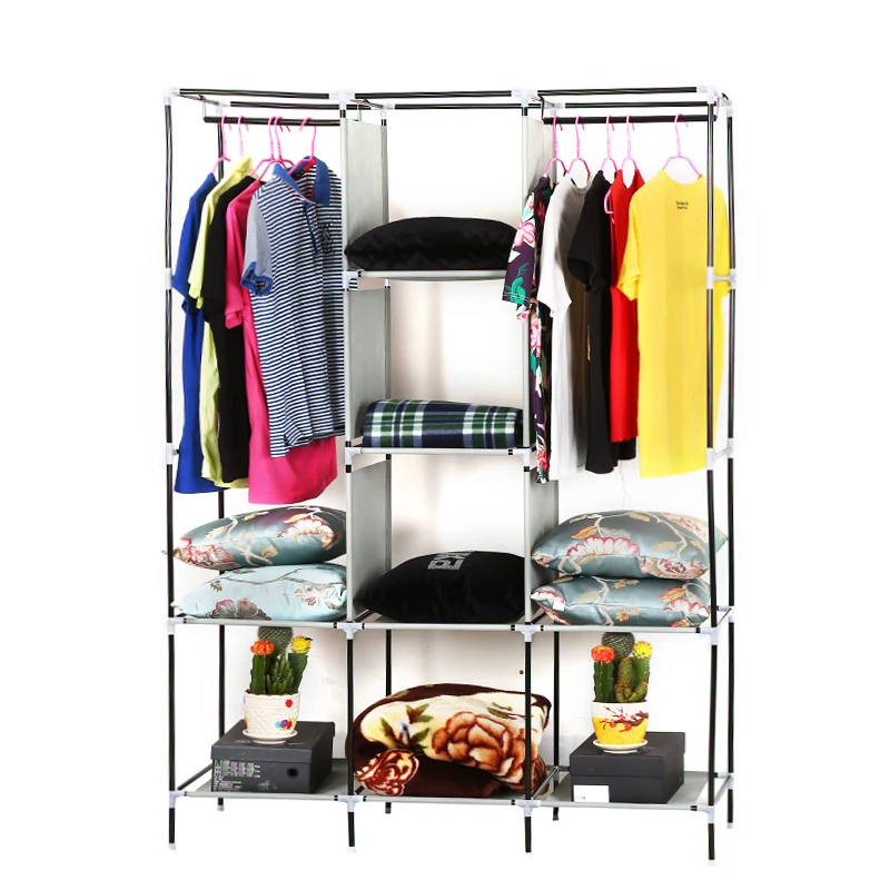 
factory directly sale DIY wardrobe Fashion Hot Sale Portable Closet Folding Fabric cabinet 