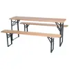 Wooden Beer Table Garden Table and Bench Sets