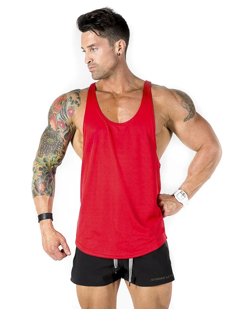 Wholesale Custom Plain Tank Tops For Men O Neck With High Quality 100% ...