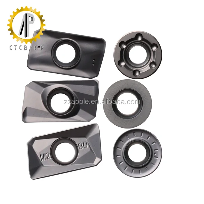 Carbide Milling Inserts Apmt1135 Apmt1604 Rdkw1204 Rpkt1204 With High Wear Resistance Suitable