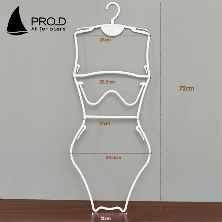 

Wholesale clothing store swimwear adult children's suit hangers, White