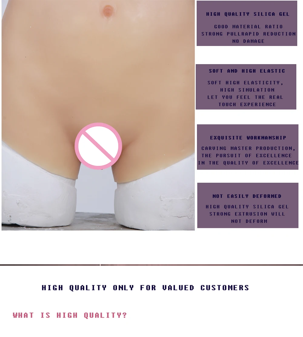 Silicone S Artificial Vagina Underwear Boxer For Crossdresser Fake Ass Girl Virginity Vigina Sex Young Girl Pussy