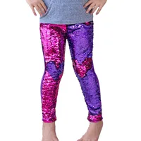 

Yiwu Kids trouser Factory Baby Girls Bottom Pantsuit Fashion reversible Sequins Pants
