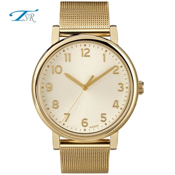 Wholesale Gold Wrist Watches,Singapore Movement Watches Men - Buy ...