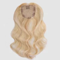 

100% virgin brazilian human hair silk base topper