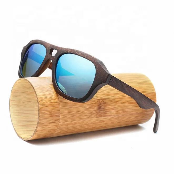 

UV400 Polarized Sunglasses for Men and Women Full Wooden Frame Fashion Outdoor Sun Glasses