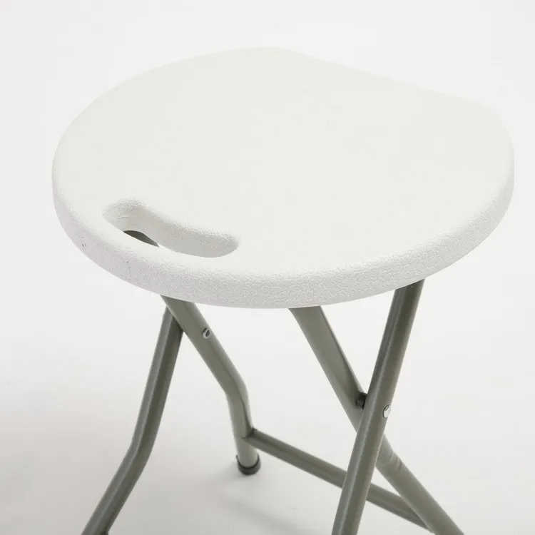 圆形塑料钢便携式户外折叠椅