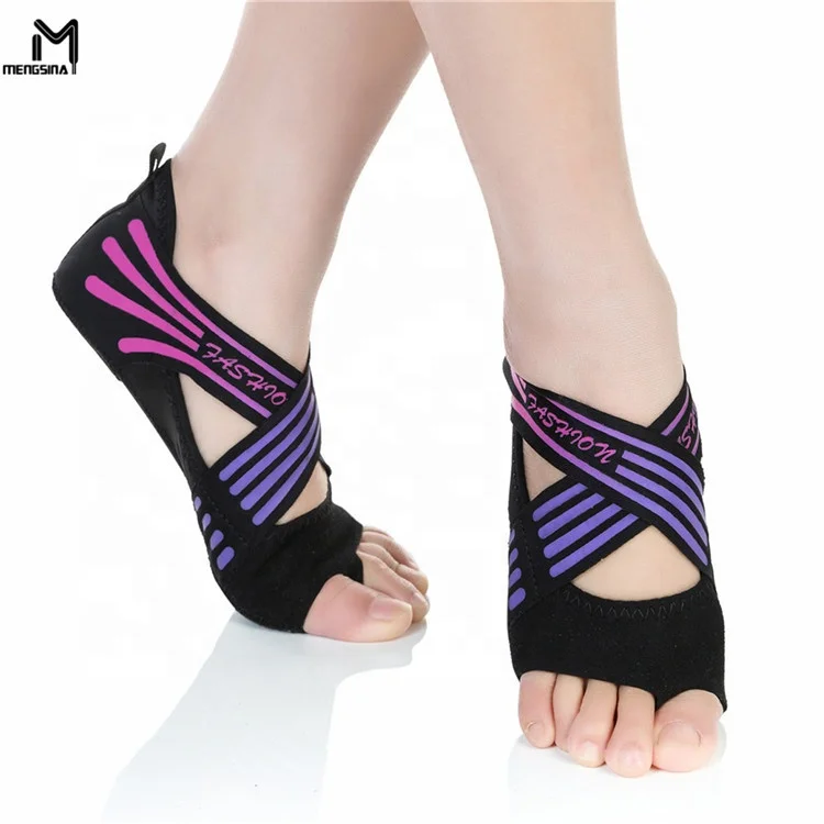

Black Dance Shoes Wholesale Girls Womens Leather Dance Yoga Shoes/Ballet Flat Shoes