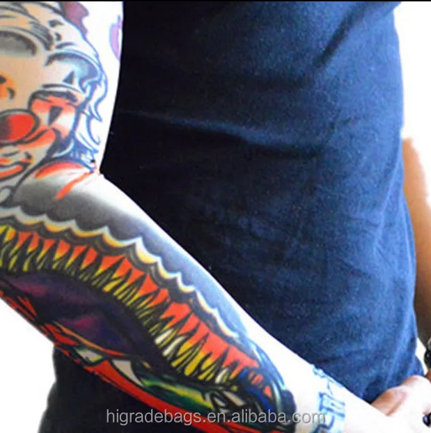 

free shipping wholesale nylon tattoo sleeves for women and men