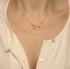 Personalized Unity Link Necklace, Gold or Silver, Multiple Link Options - Represent Infinity, New Mom, Family