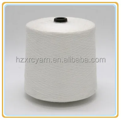 
AA grade ppt nylon viscose 100% core spun raw white yarn 28s 