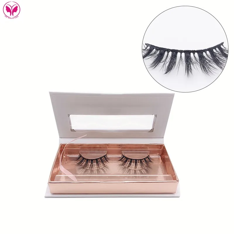 High Quality One Dollar Faux Mink Eyelashes 3d Soft Silk Eyelash