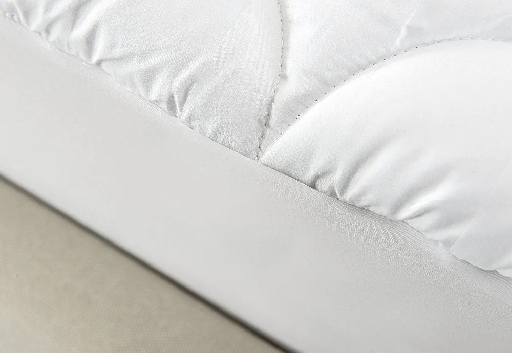 Waterproof Fitted Quilted Pad Mattress Cover Cotton Hypoallergenic