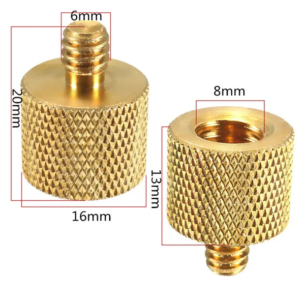 Tripod Thread Screw Adapter 3/8 Female Screw To 1/4 Male Screw Adapter ...