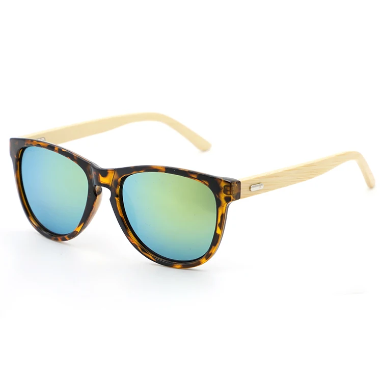 

retro eco men women eyewear brand your own custom logo sunglasses bamboo, 5 colors