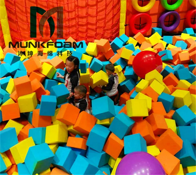 Custom Kids Children Kindergarten Playroom Trampoline Park Soft Pu