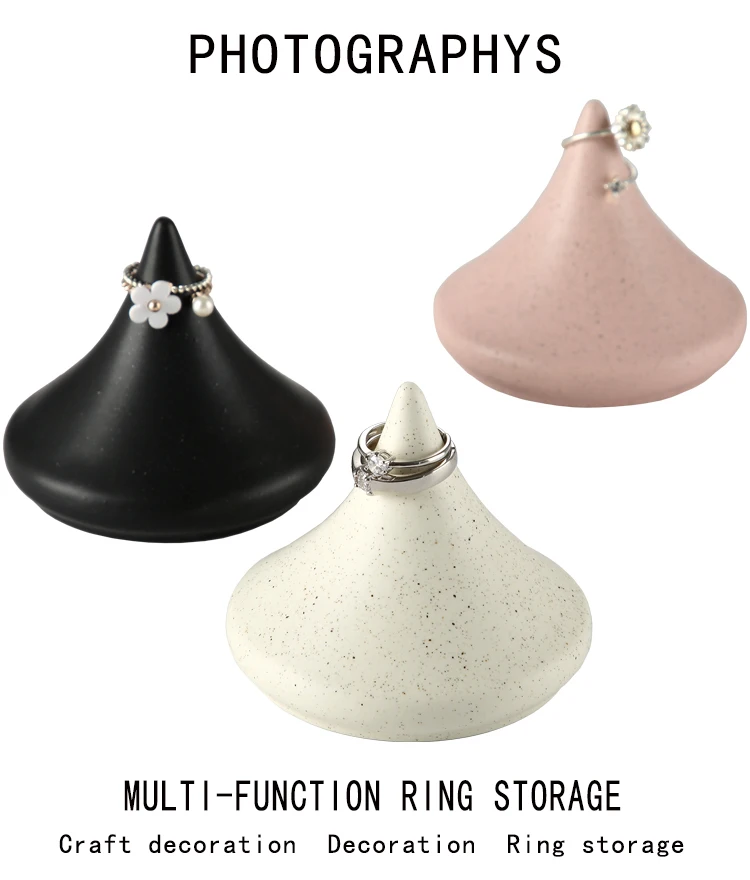 
Ceramic Nordic Cosmetics Jewelry Pallet Receiving Household Receiving Frame Creative Home Decoration 