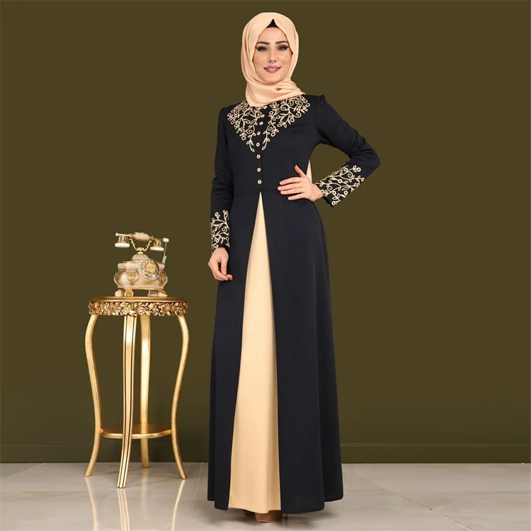 

wholesale dubai women kaftan muslim dress, Black;red;green