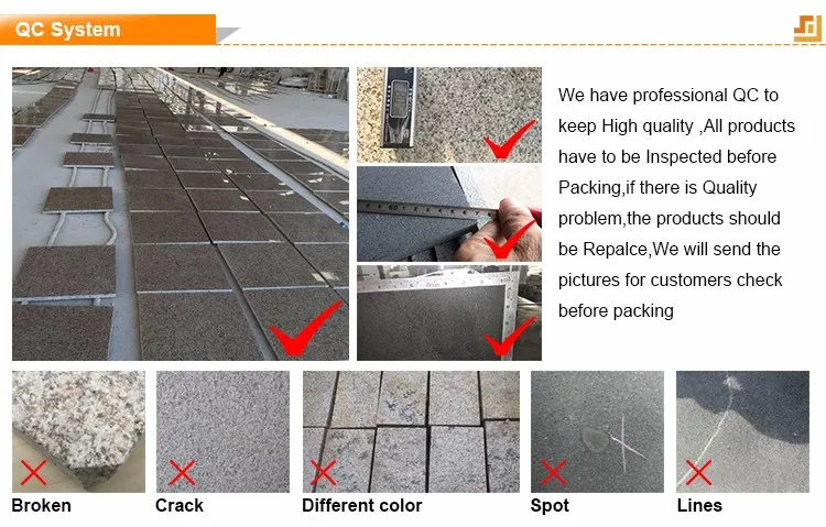 Granite G603 Stone Tactile Strips
