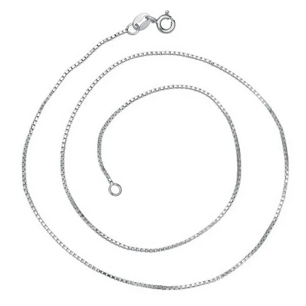 

2019 Fashion 15 16 18 20 22 24 26 28 Inch - Dainty Necklace Cable Chain Silver Necklace Chain