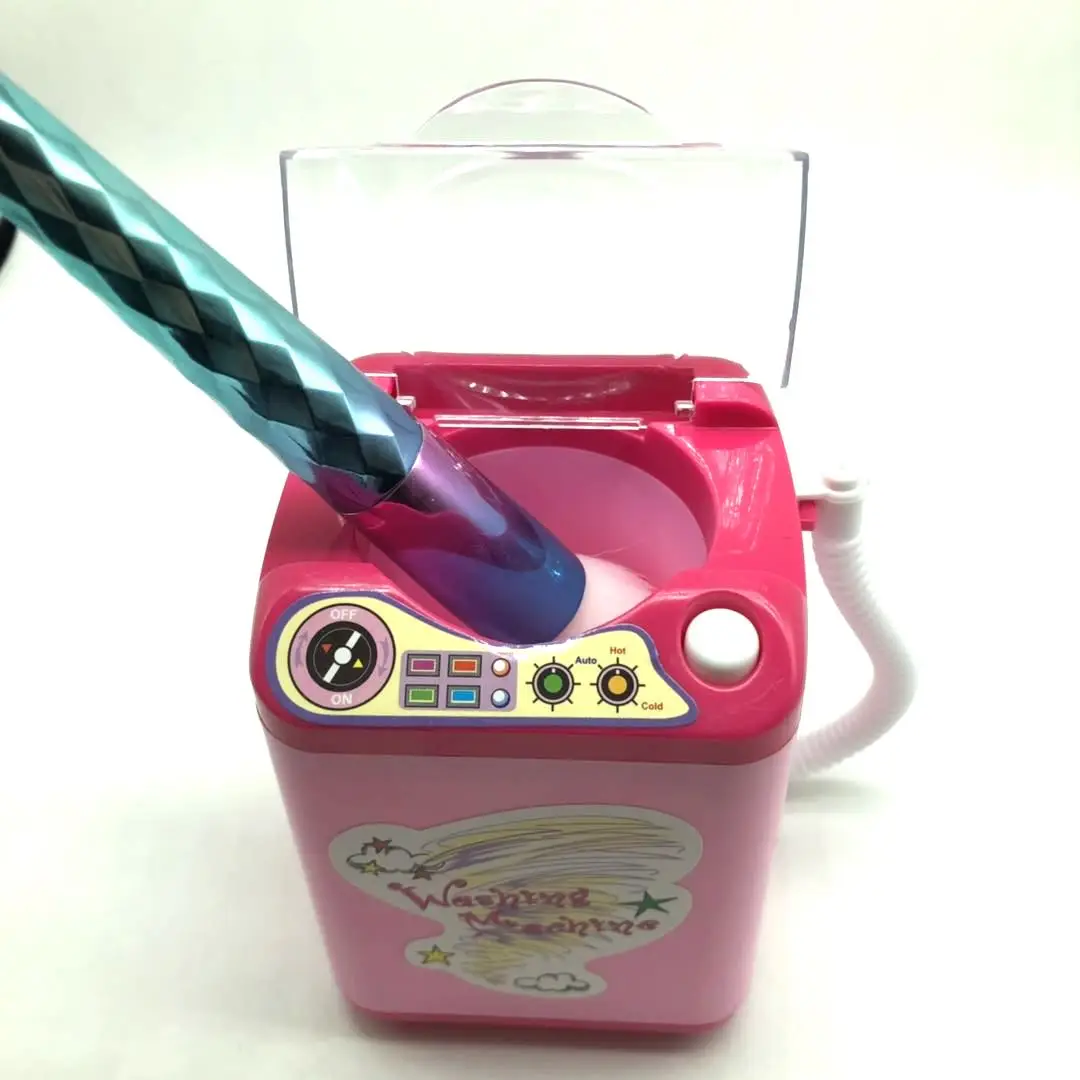Cheap Mini Washing Machine Shape Electric Makeup Brush Cleaner Sponge