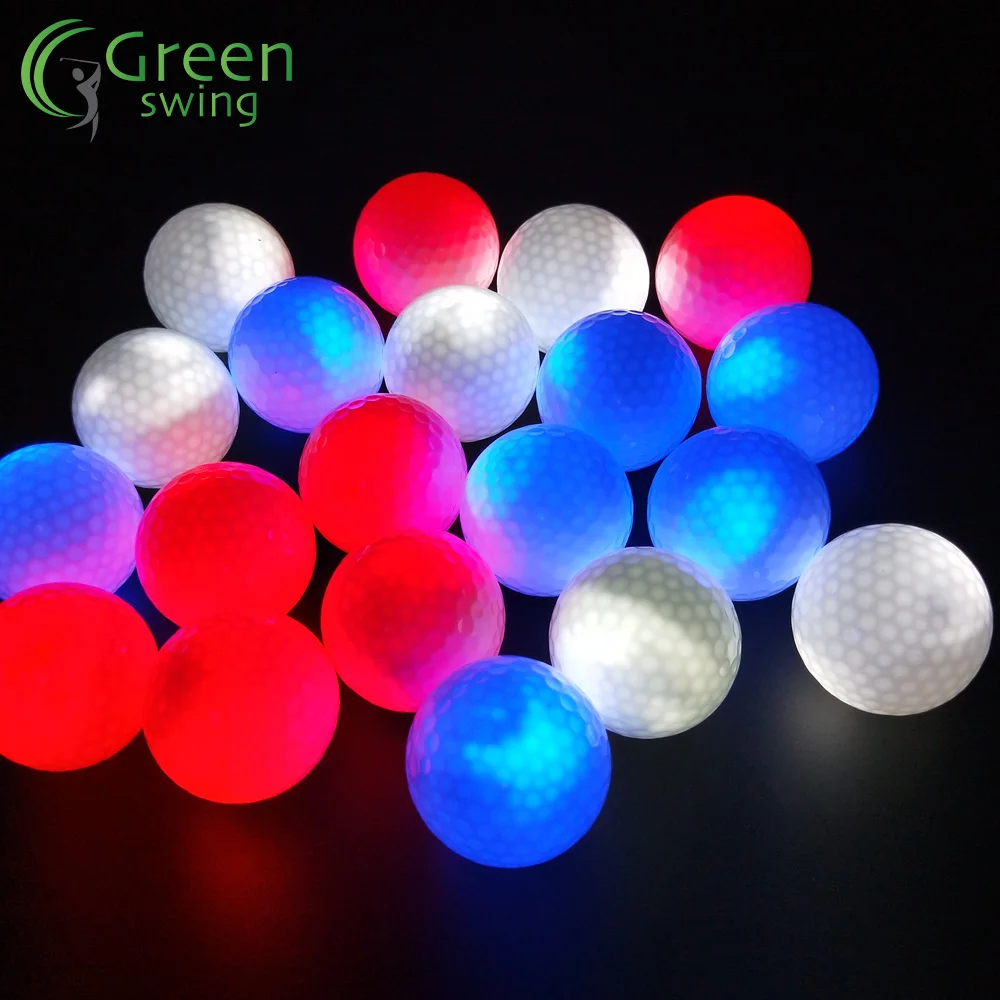 

Customized Led light flash golf ball, Customized color