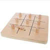 Amazon hot selling beechwood game kids Mental development Montessori board toy