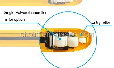 
Ningbo cholift factory Fork Width 550mm Pallet Transpallet 