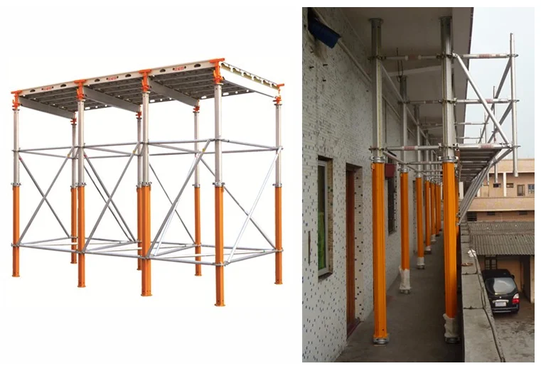 领导者gn50模块化铝立面脚手架系统垂直standdards