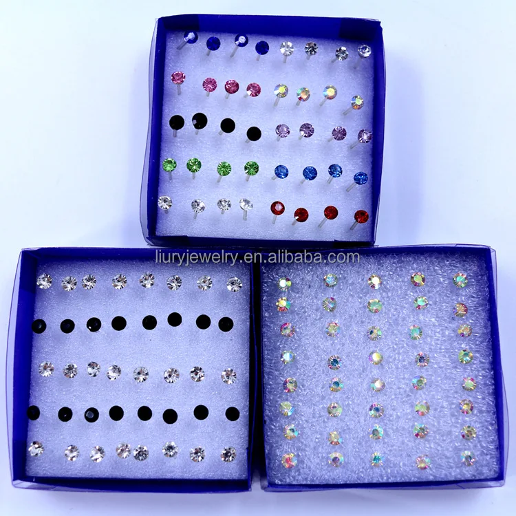 

hexagon earring with rubber earring backs crystal plastic earring hooks stud, As showed in picture;others can be customed