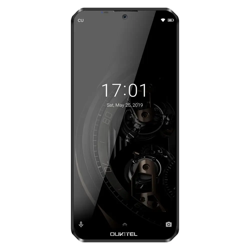 

5V/6A Quick Charge smartphone OUKITEL K12 6.3' MTK6765 Octa-core 6GB+64GB 10000mAh battery best quality Android 9.0 4G mobile, Black