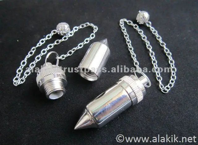 Wholesale Brass Bullet Silver Plated Pendulum : Metal pendulum wholesale
