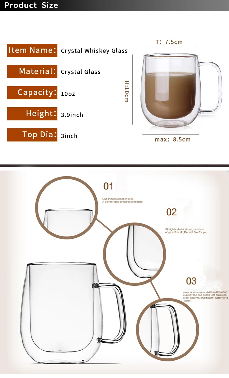 Pregnant glass coffee mug