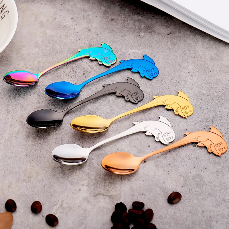 

Dolphin Coffee Spoon Stainless Steel Hanging Spoon