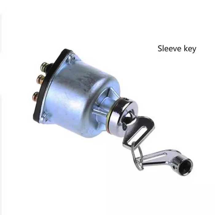 Tractor Ignition Switch With 2 Keys Preheat Start Switch With 6 Wiring