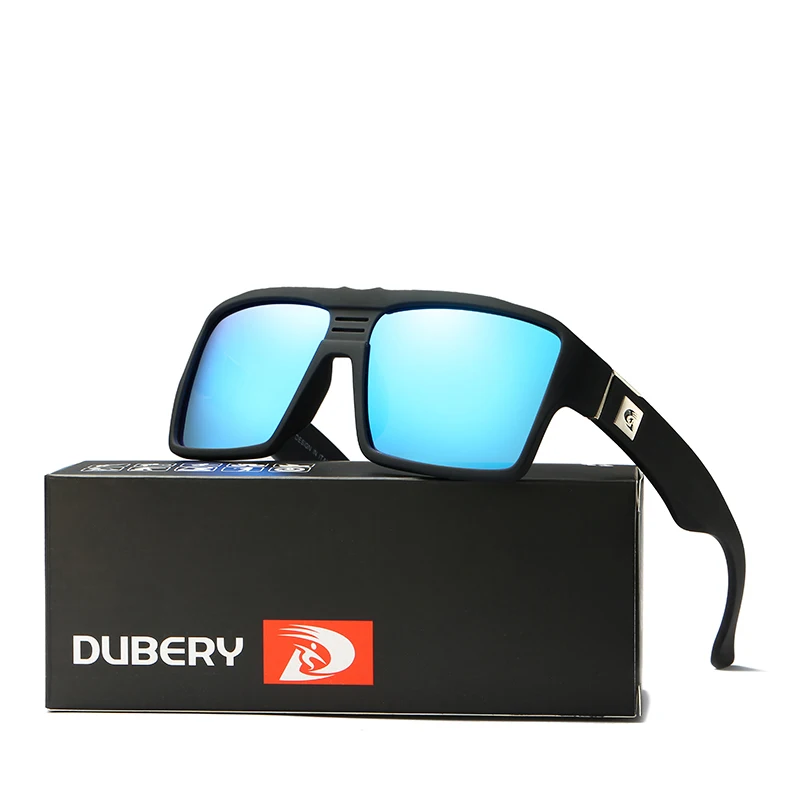 

DUBERY 2019 Men women square color retro polarized sunglasses driver's manufacturers wholesale, Custom colors