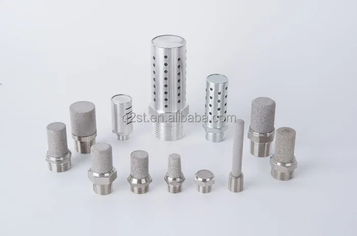 
Aluminum material muffler silencer with wire mesh for noise 
